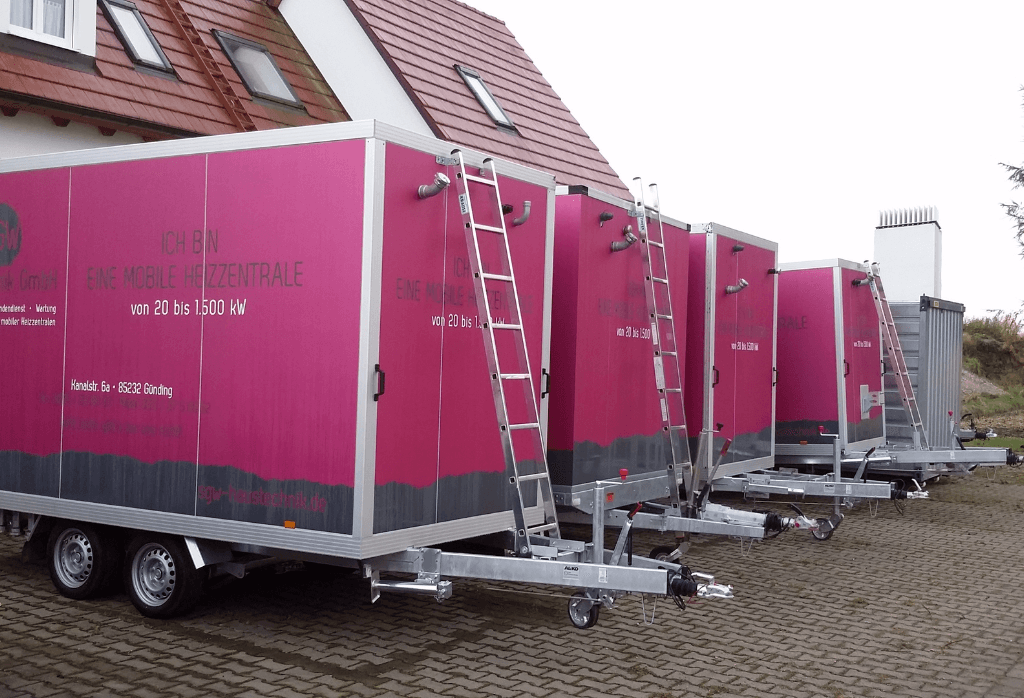 Mobile Heizzentrale mieten in Bayern