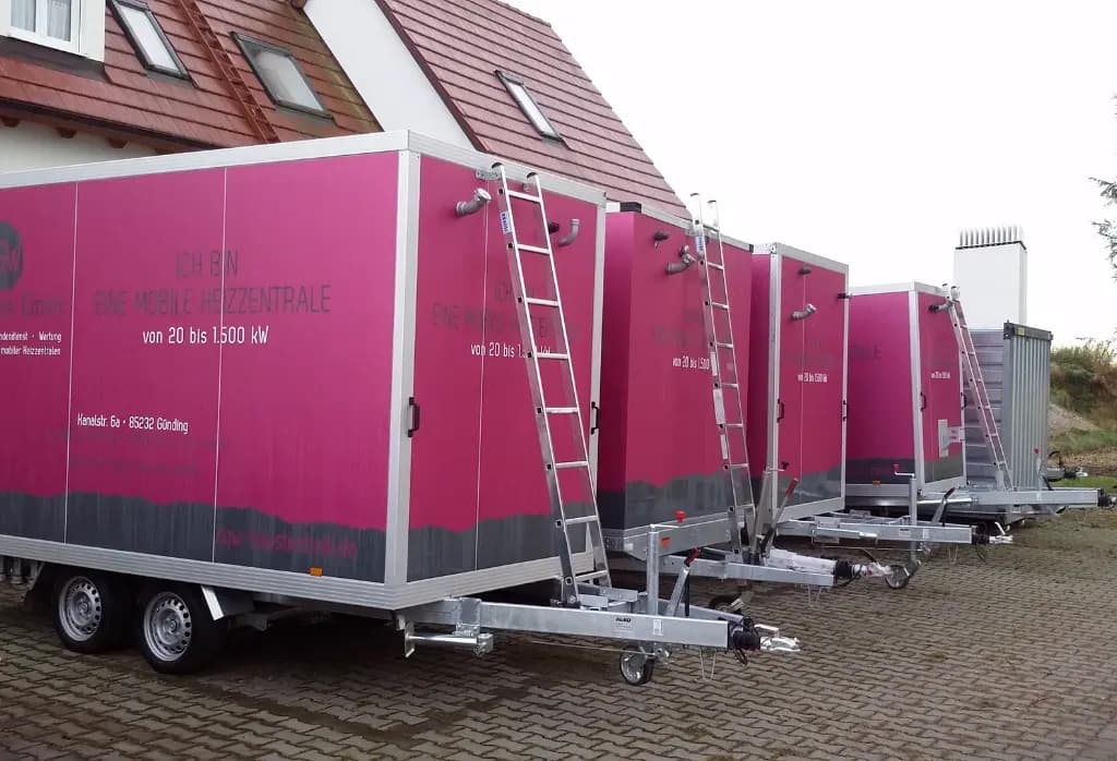 Mobile Heizungen mit Langzeitvermietung